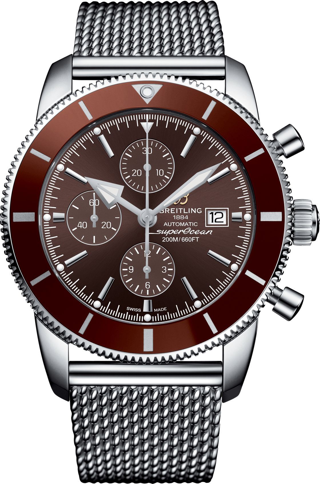 Breitling Superocean Superocean Heritage II Brown Dial 46 mm Automatic Watch For Men - 1