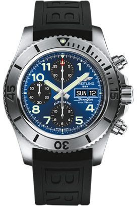 Breitling Superocean Superocean Chronograph Steelfish Blue Dial 44 mm Automatic Watch For Men - 1