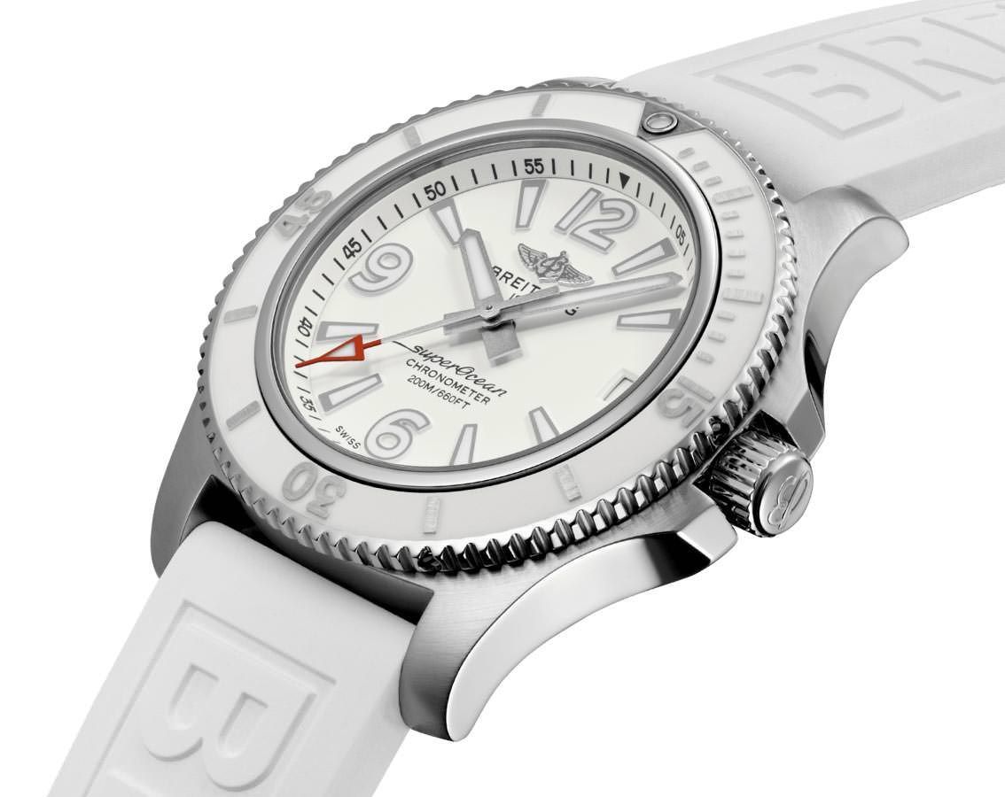 Breitling  36 mm Watch in White Dial For Women - 3