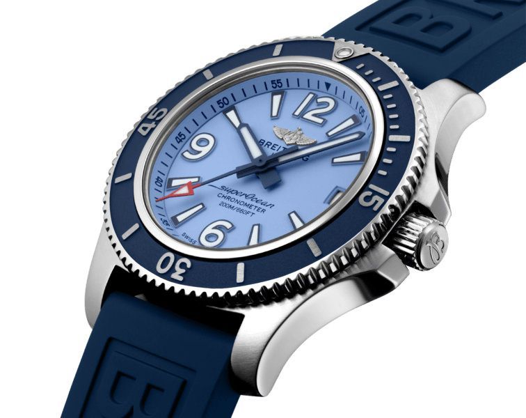 Breitling  36 mm Watch in Blue Dial For Women - 3