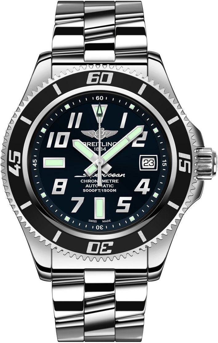 Breitling Superocean Superocean 42 Black Dial 42 mm Automatic Watch For Men - 1