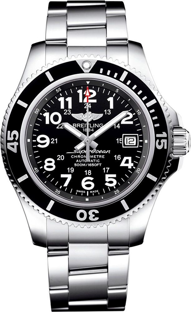 Breitling Superocean Superocean II 42 Black Dial 42 mm Automatic Watch For Men - 1
