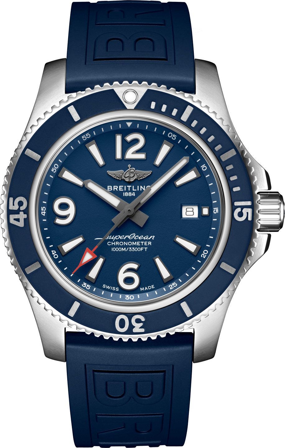 Breitling Superocean  Blue Dial 44 mm Automatic Watch For Men - 1
