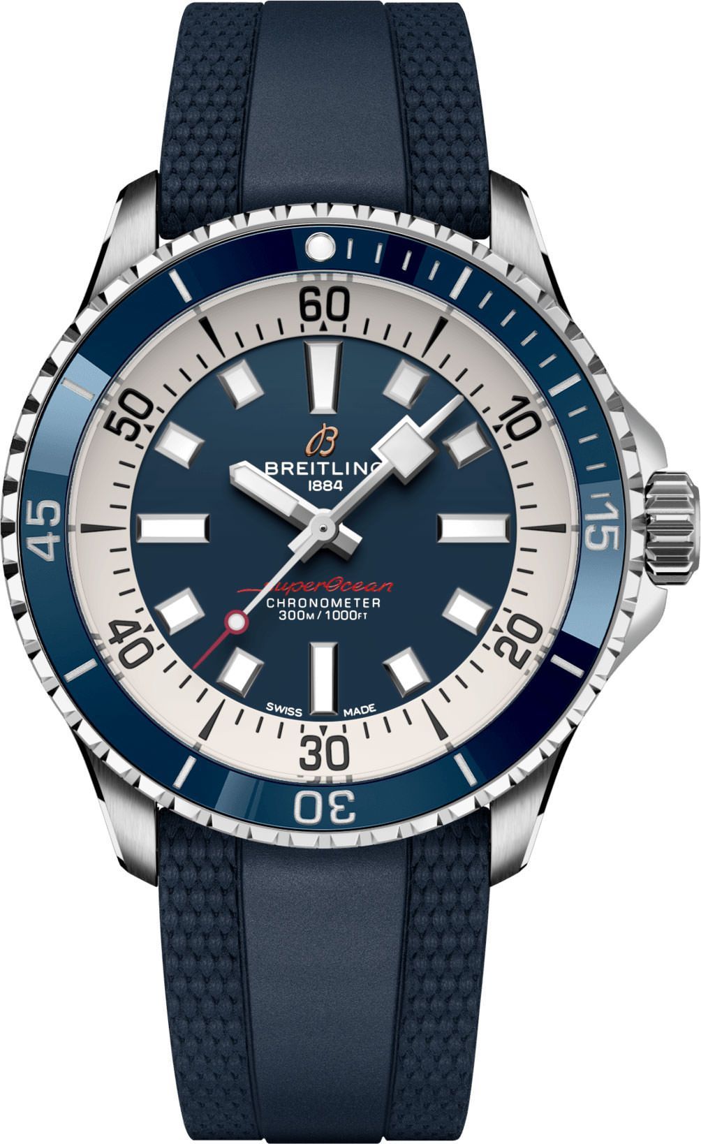 Breitling Superocean  Blue Dial 42 mm Automatic Watch For Unisex - 1