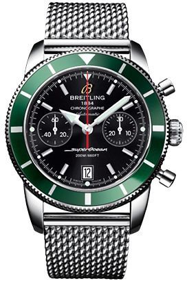 Breitling Superocean Heritage Superocean Heritage Chronographe 44 Black Dial 44 mm Automatic Watch For Men - 1