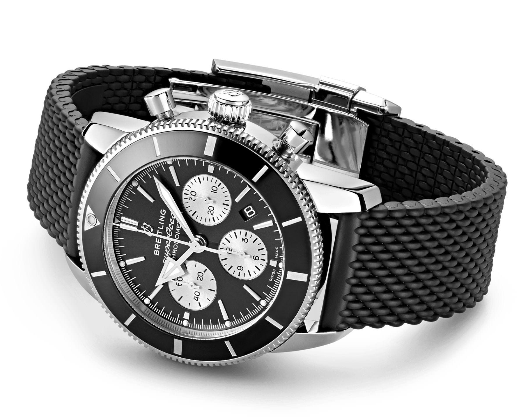 Breitling Superocean Heritage 44 mm Watch in Black Dial