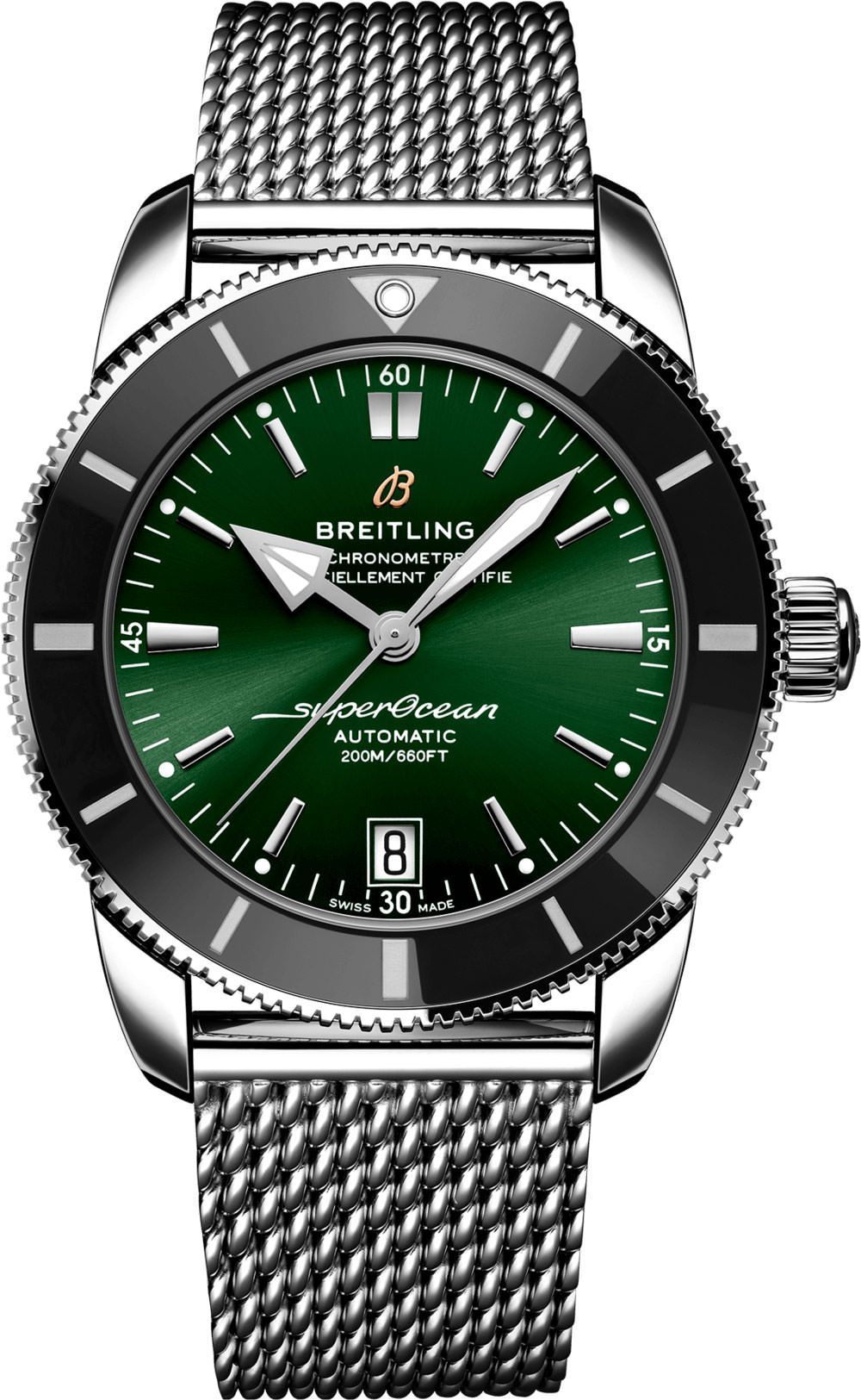 Breitling Superocean Heritage  Green Dial 42 mm Automatic Watch For Unisex - 1