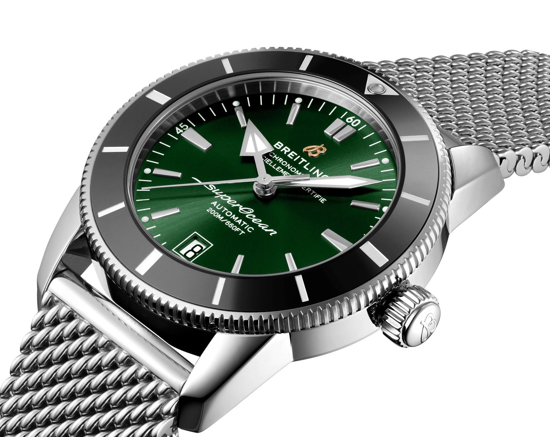 Breitling Superocean Heritage  Green Dial 42 mm Automatic Watch For Unisex - 2