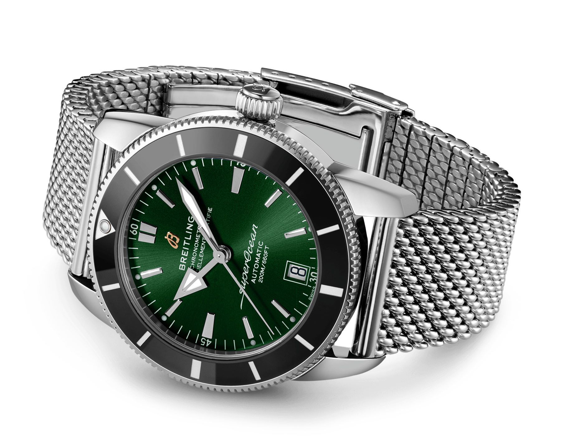 Breitling Superocean Heritage  Green Dial 42 mm Automatic Watch For Unisex - 4