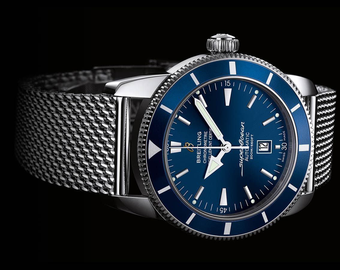 Breitling  42 mm Watch in Blue Dial For Men - 2