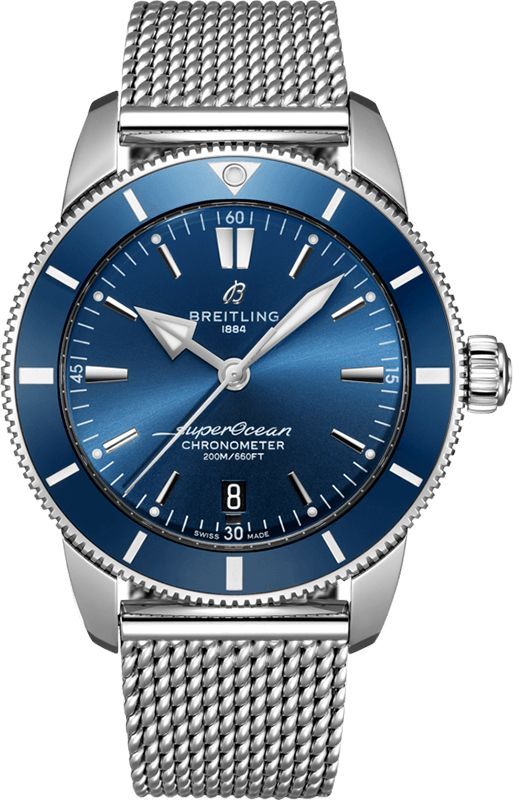 Breitling  44 mm Watch in Blue Dial For Men - 1