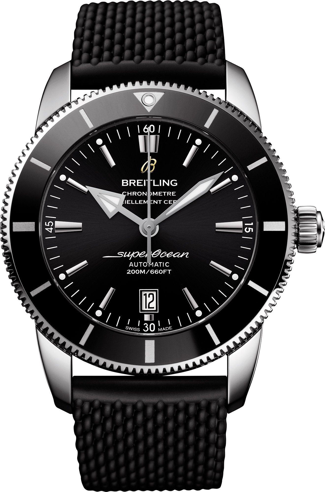 Breitling Superocean Heritage II 46 46 mm Watch in Black Dial For Men - 1