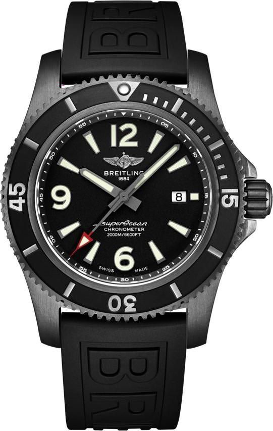 Breitling Superocean  Black Dial 46 mm Automatic Watch For Men - 1