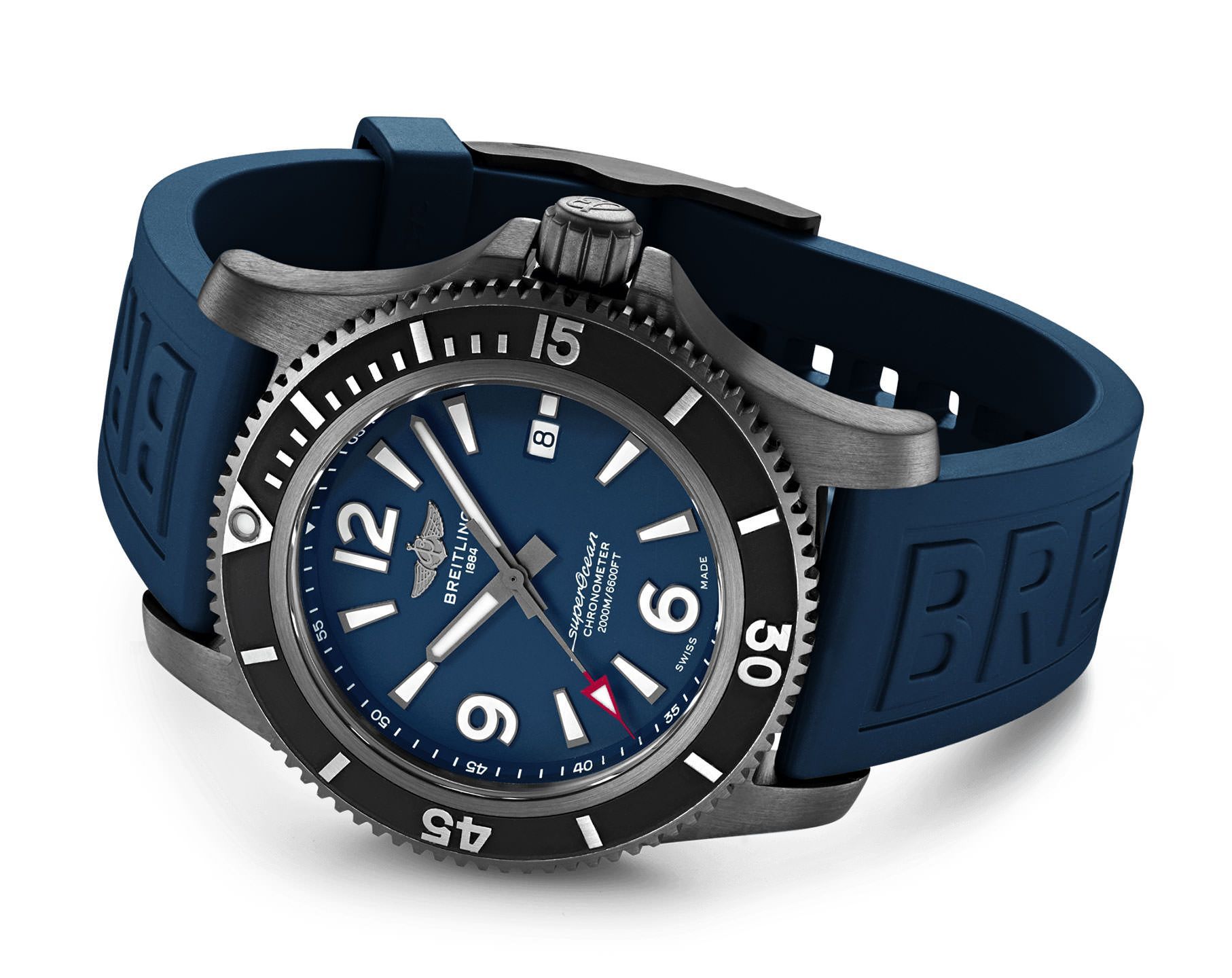 Breitling  46 mm Watch in Blue Dial For Men - 4