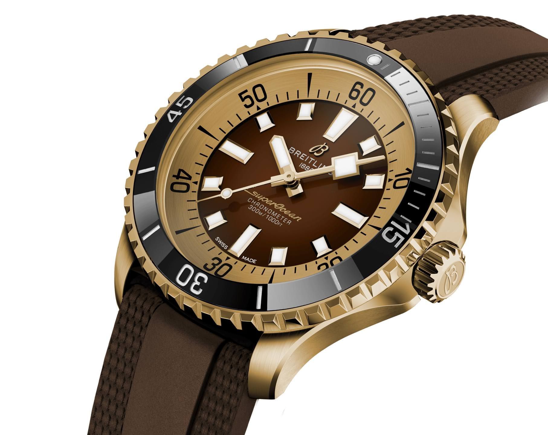 Breitling Superocean  Brown Dial 44 mm Automatic Watch For Men - 2