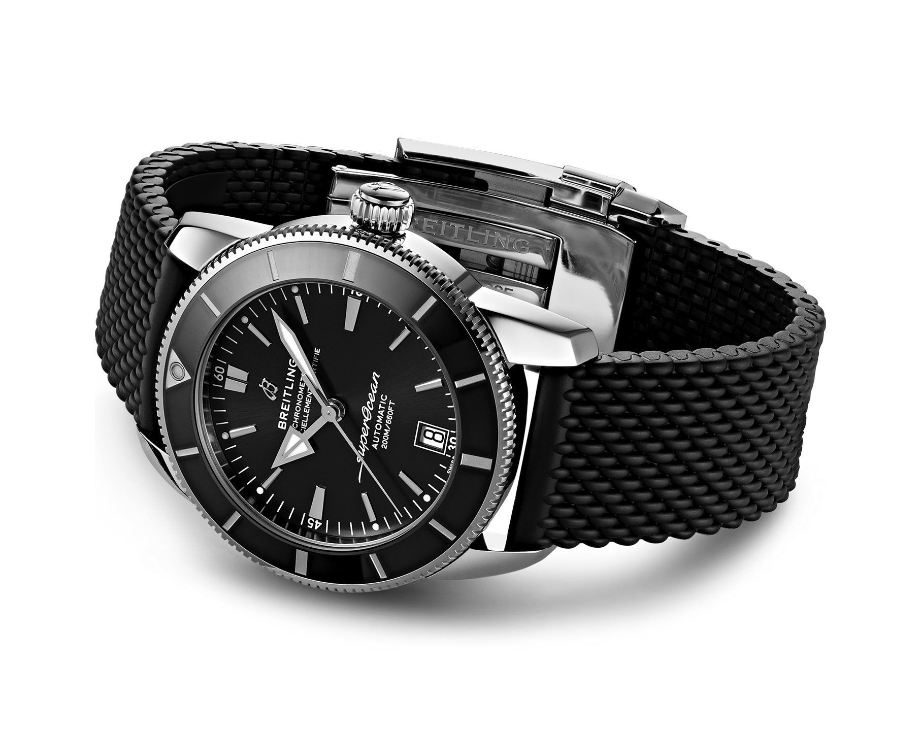 Breitling  42 mm Watch in Black Dial For Men - 6