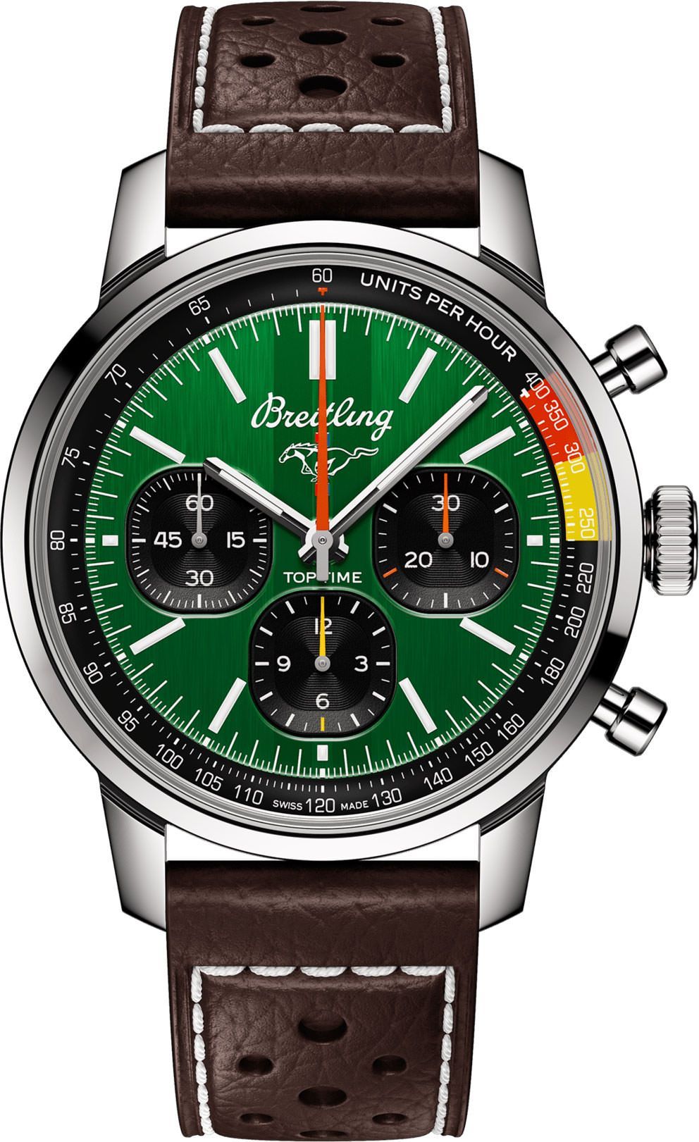 Breitling Top Time  Green Dial 41 mm Automatic Watch For Men - 1
