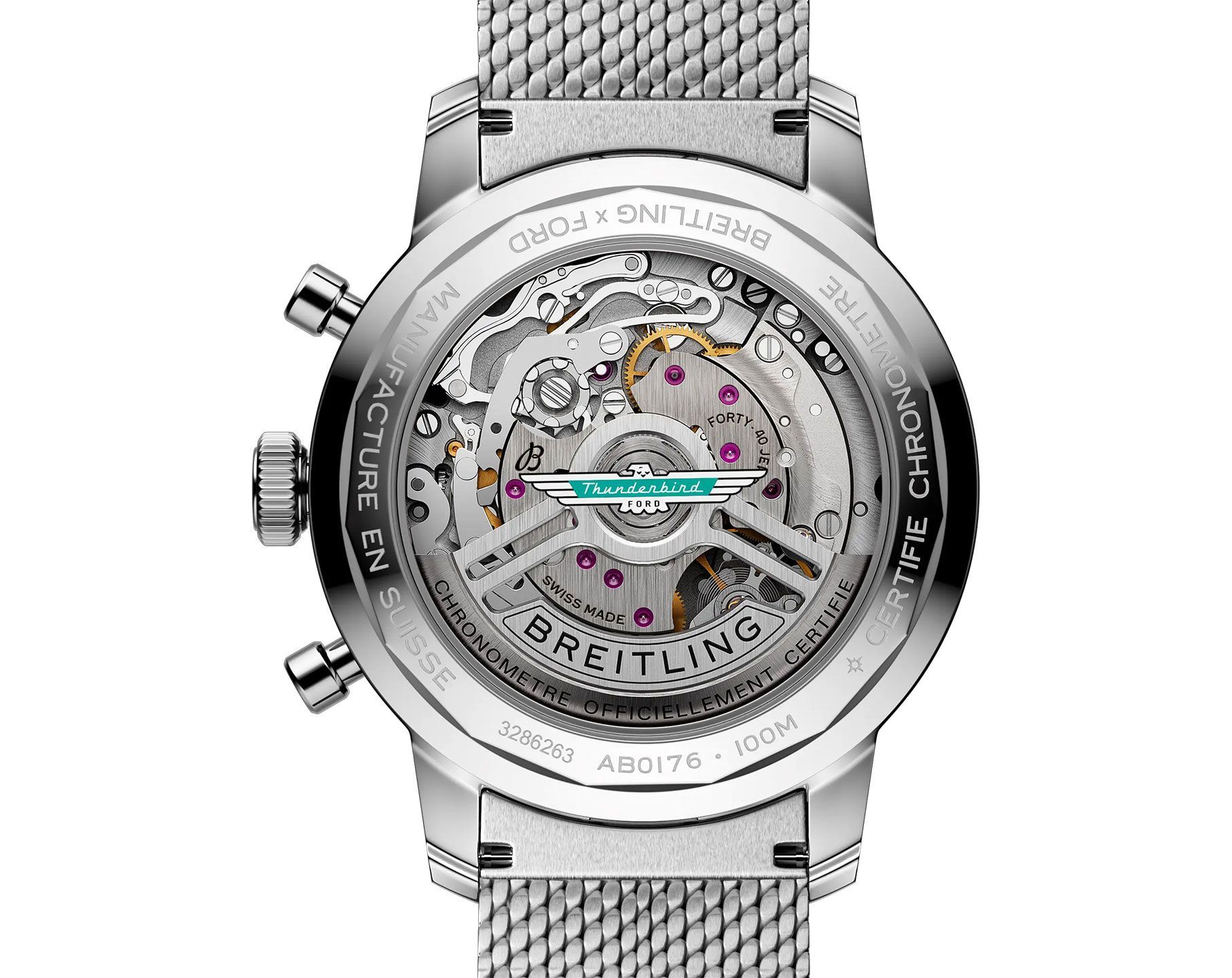 Breitling Top Time  White Dial 41 mm Automatic Watch For Men - 2
