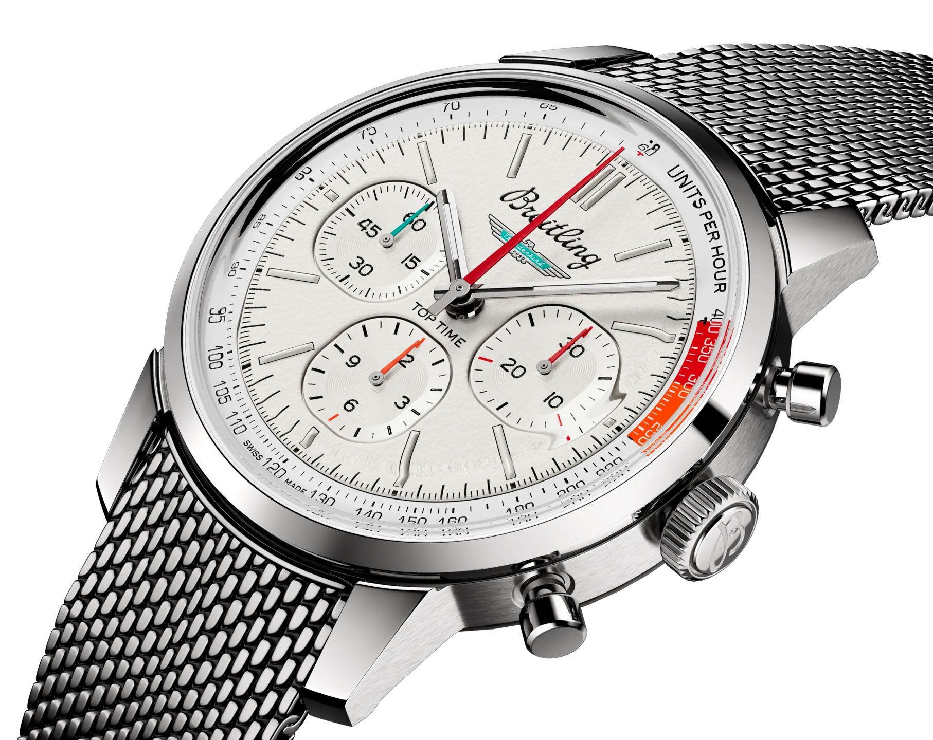 Breitling Top Time  White Dial 41 mm Automatic Watch For Men - 4