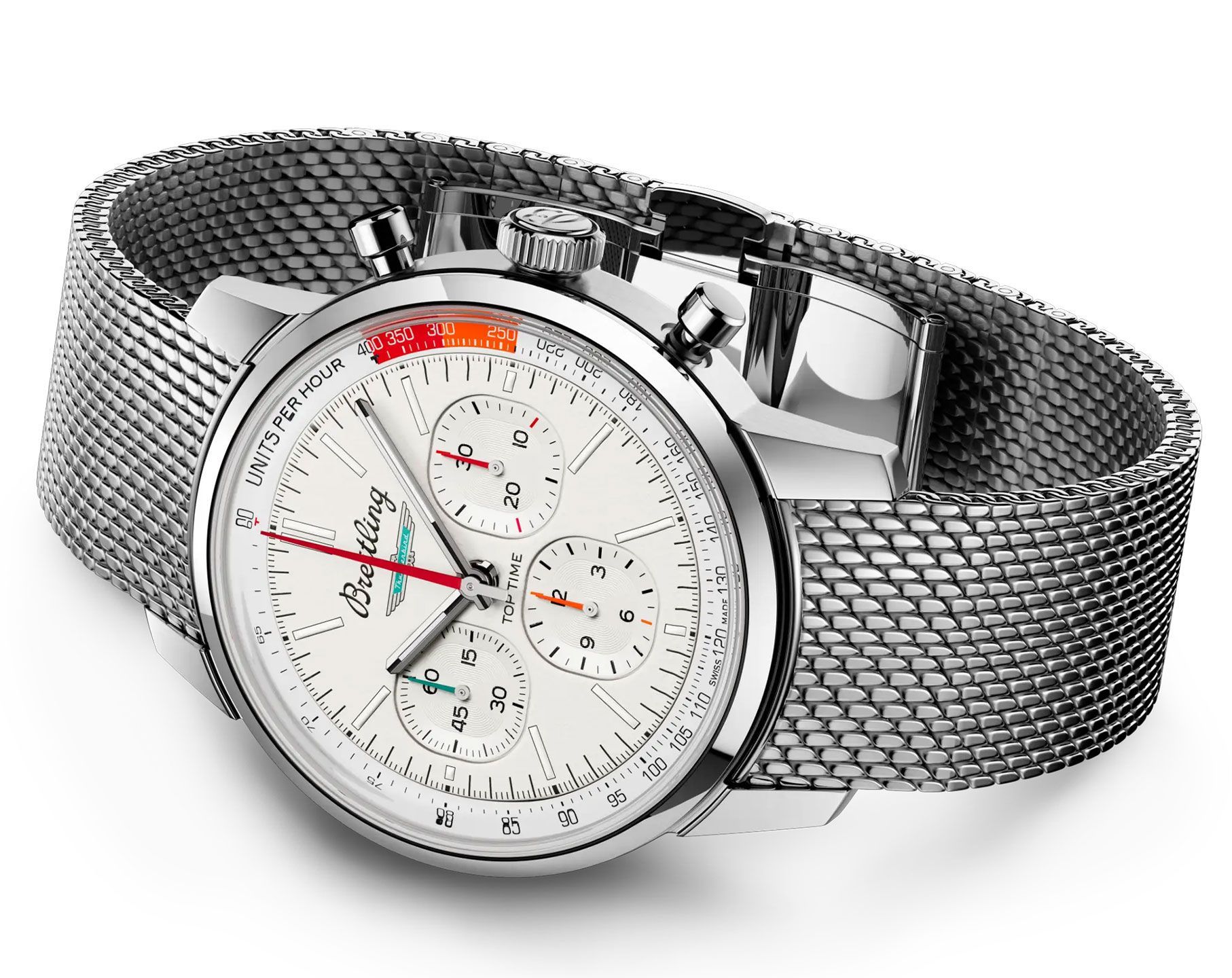 Breitling Top Time  White Dial 41 mm Automatic Watch For Men - 5