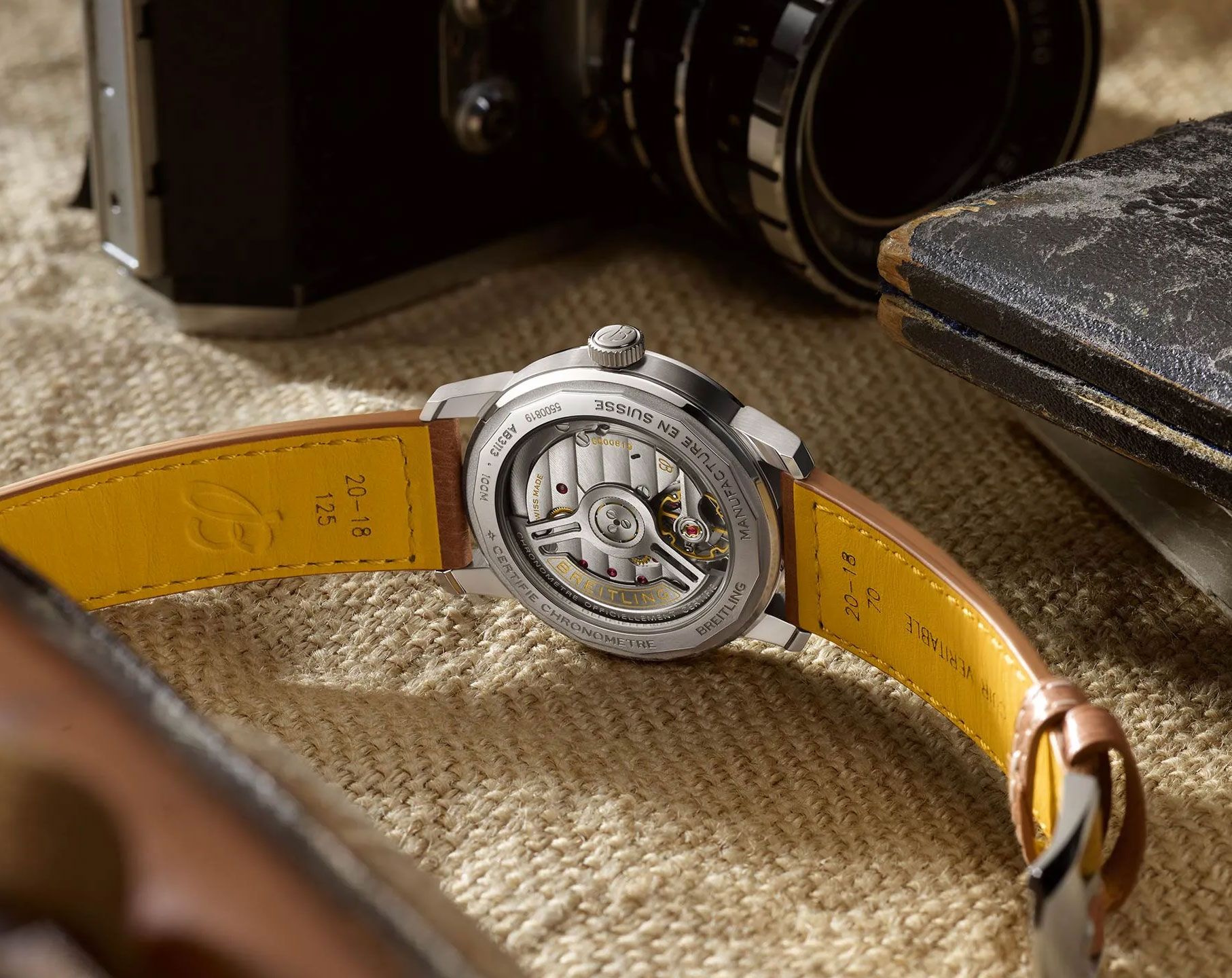 Breitling Top Time Automatic Unisex Watches in Round case White Dial