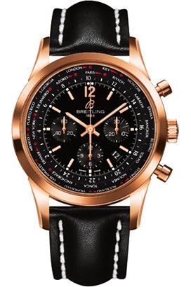 Breitling Transocean Transocean Chronograph Pilot Black Dial 46 mm Automatic Watch For Men - 1