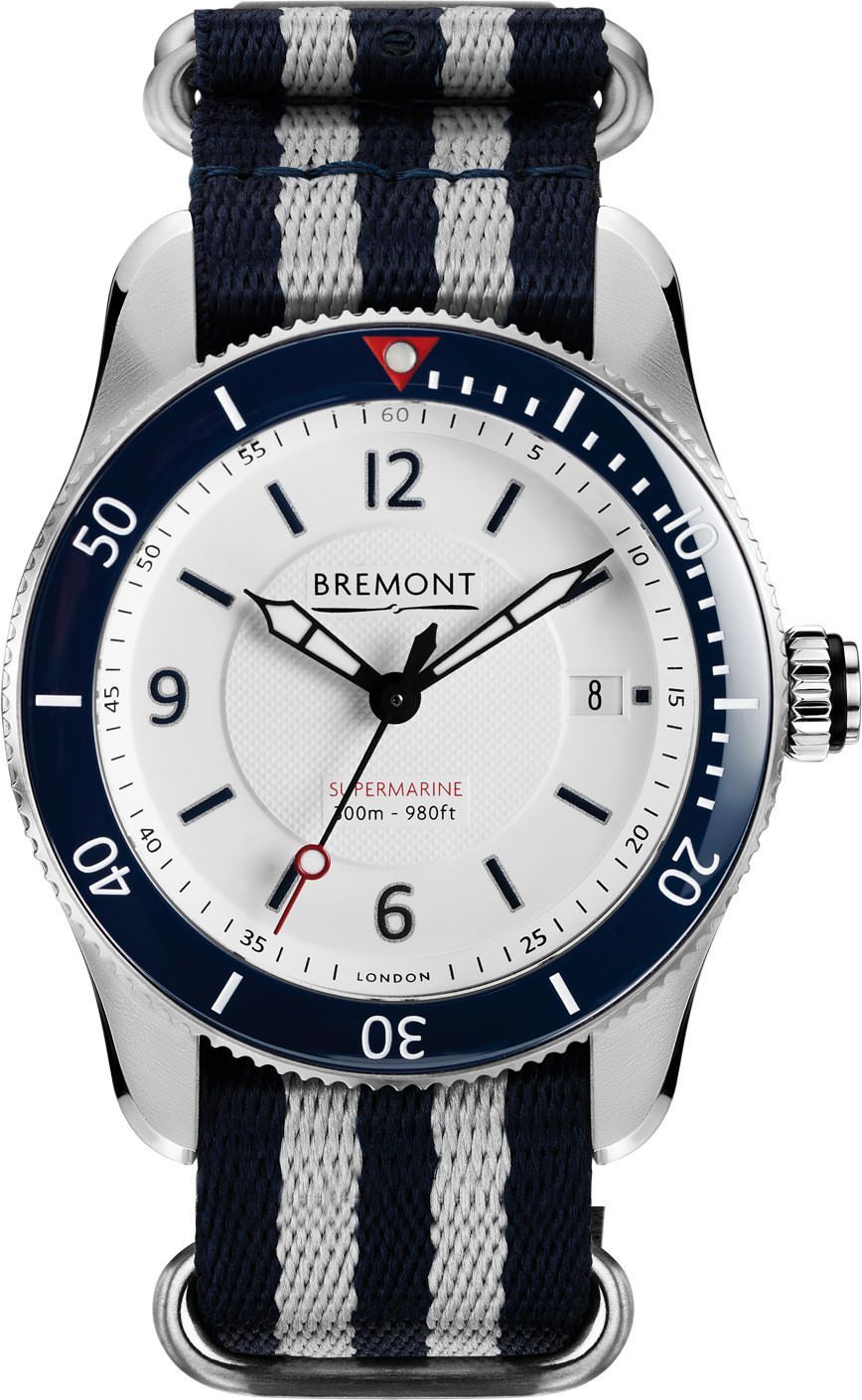 Bremont Supermarine S300 White Dial 40 mm Automatic Watch For Men - 1