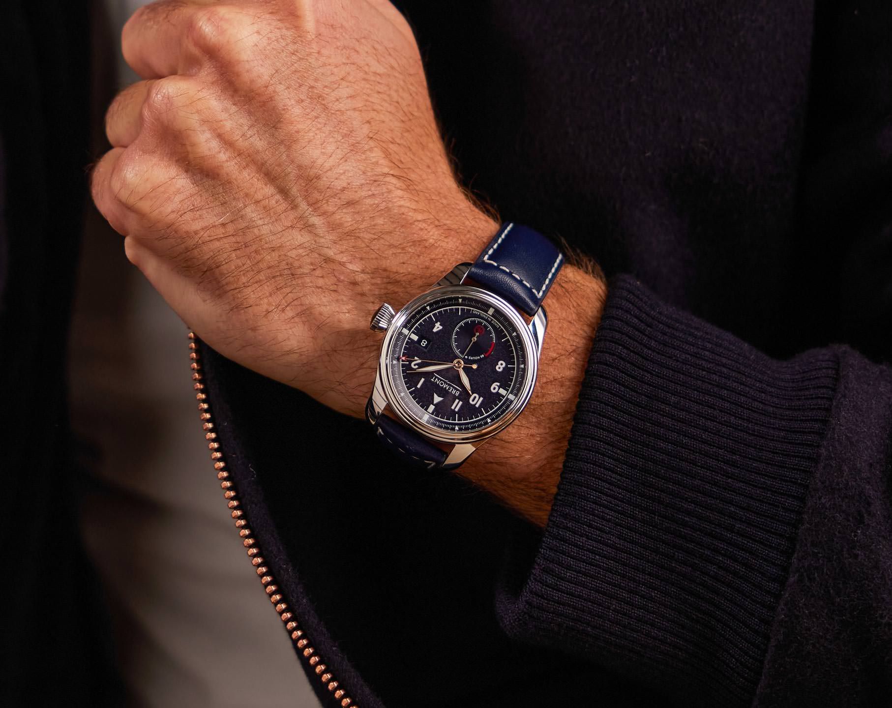 Bremont Fury 40 mm Watch in Blue Dial