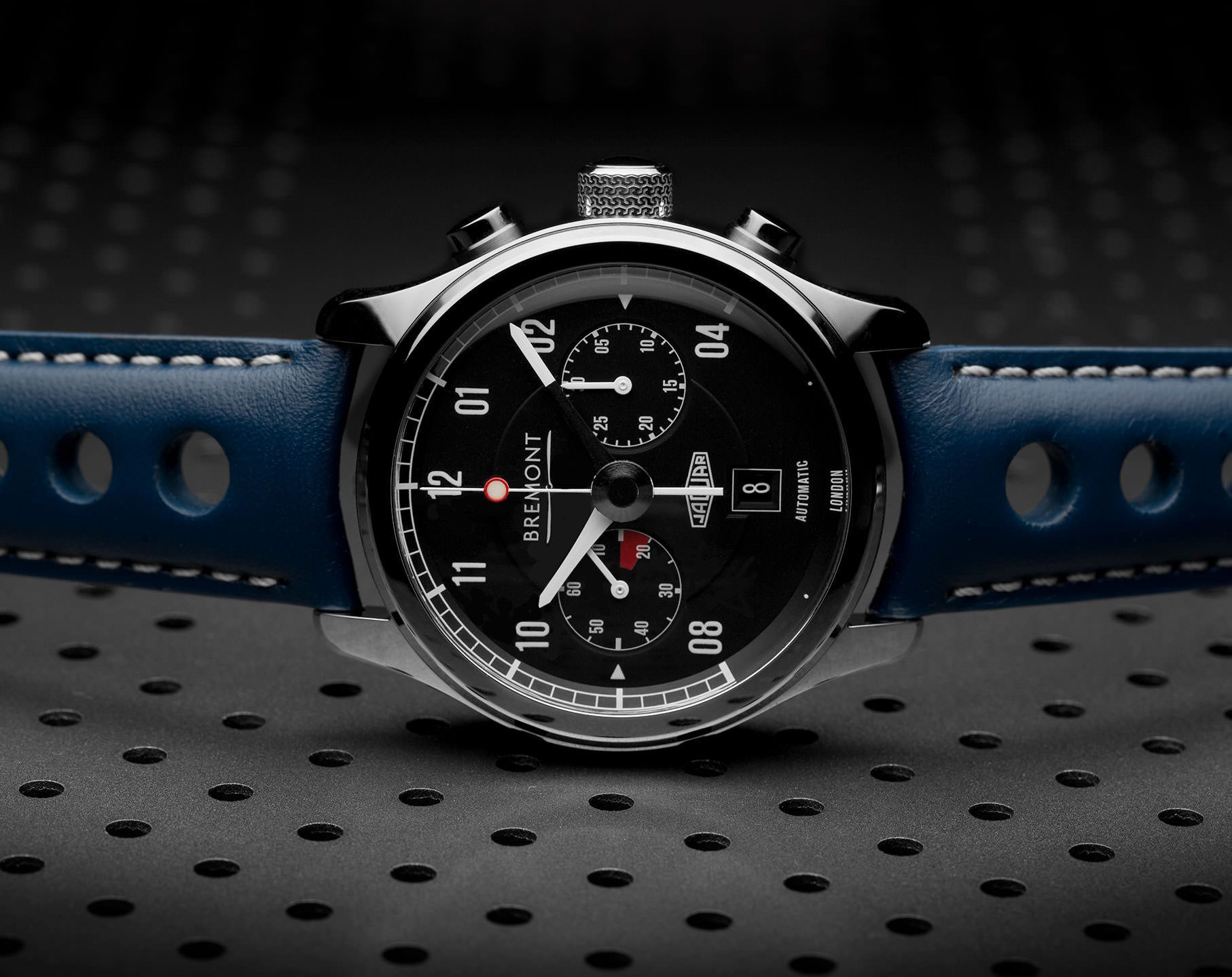 Bremont Motorsport Jaguar MKII Black Dial 43 mm Automatic Watch For Men - 4