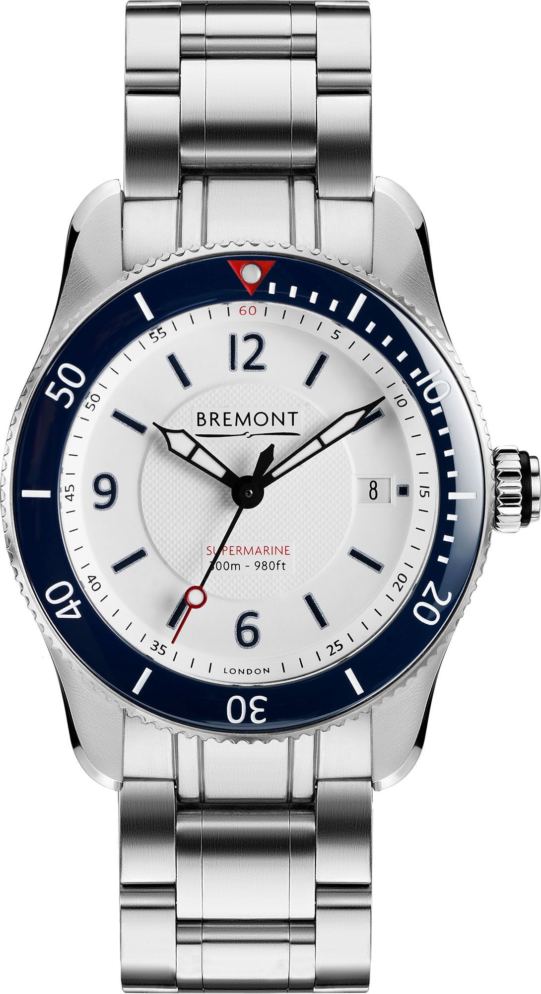 Bremont S300 40 mm Watch in White Dial For Men - 1