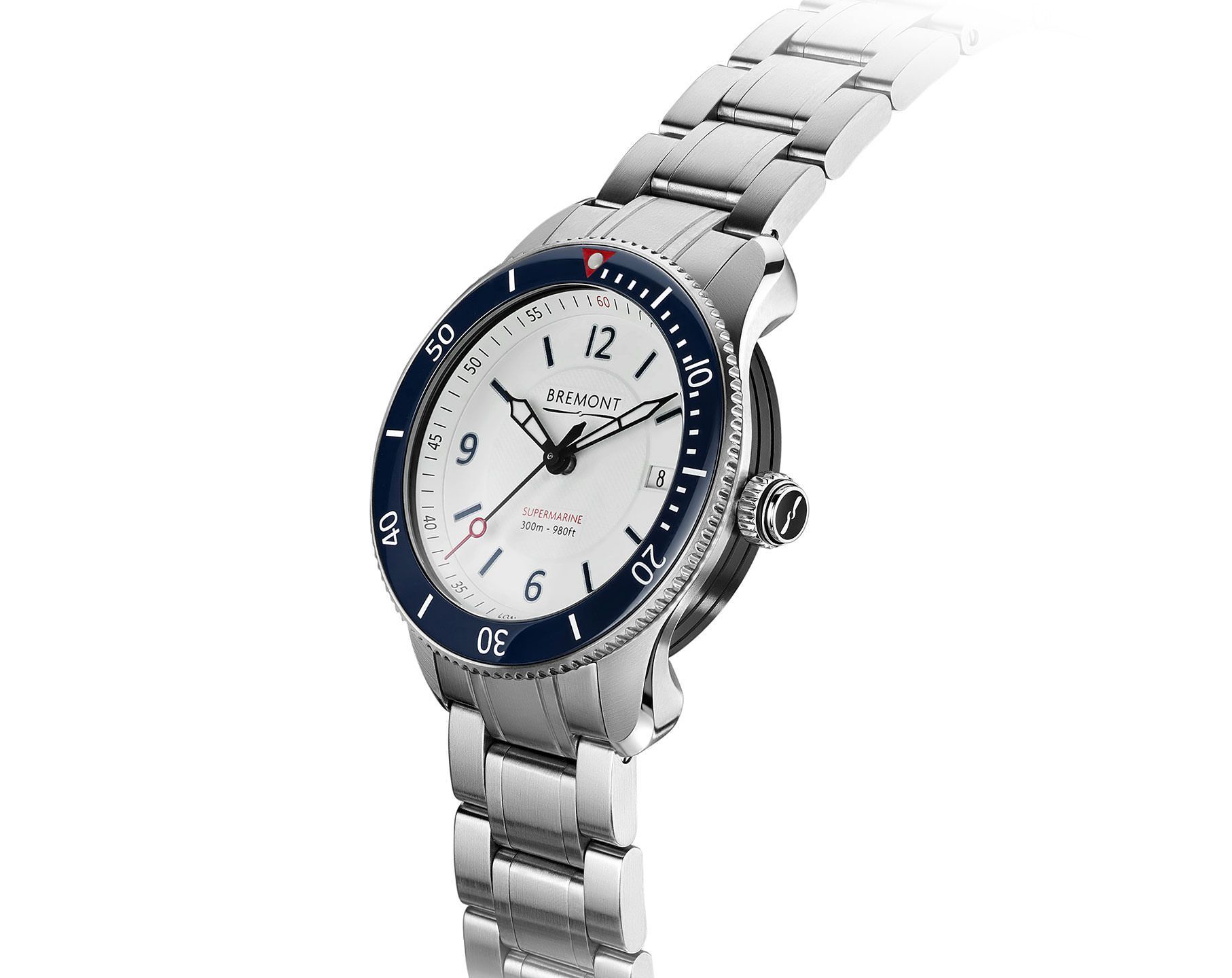 Bremont S300 40 mm Watch in White Dial For Men - 2