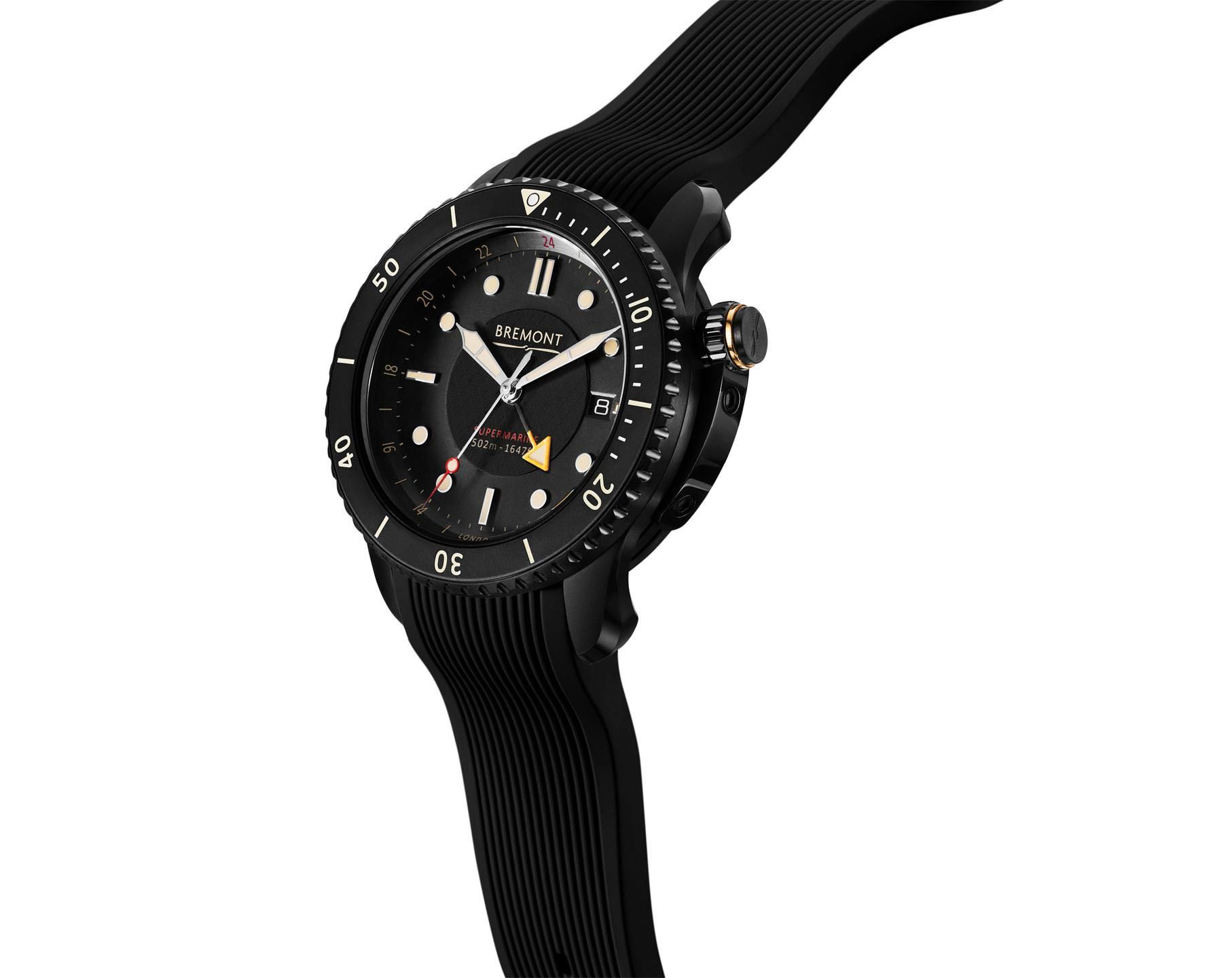 Bremont Supermarine S502 Jet Black Dial 43 mm Automatic Watch For Men - 2
