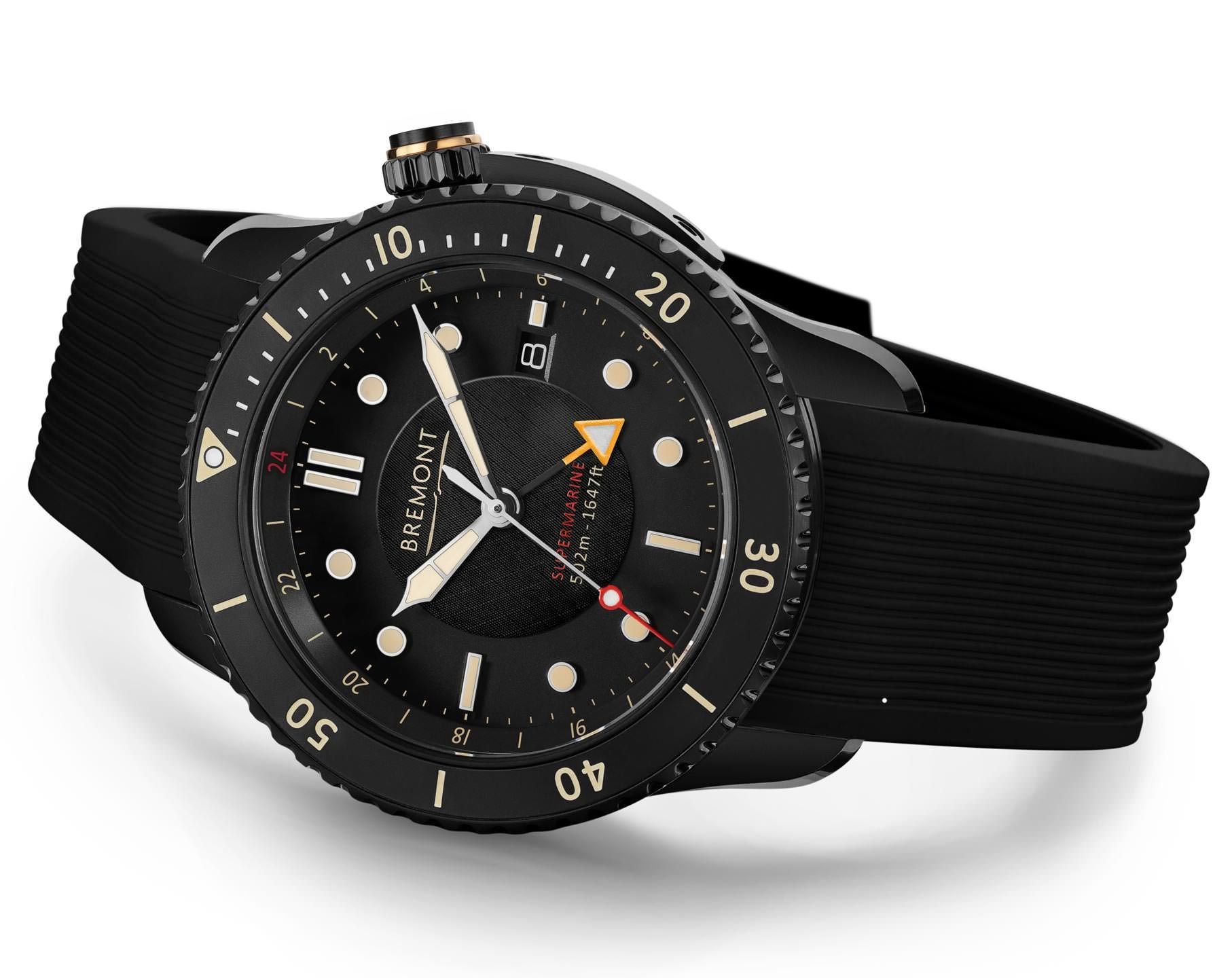 Bremont Supermarine S502 Jet Black Dial 43 mm Automatic Watch For Men - 7