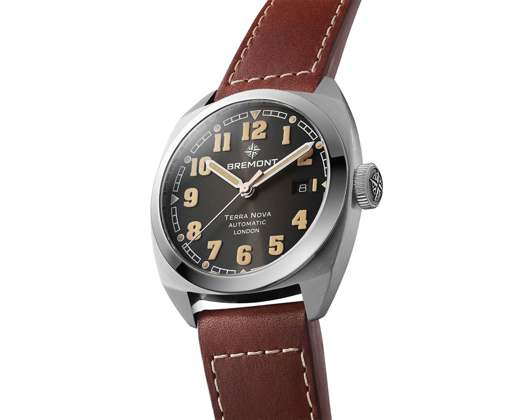 Bremont Terra Nova Terra Nova 40.5 Date Anthracite Dial 40.5 mm Automatic Watch For Men - 4