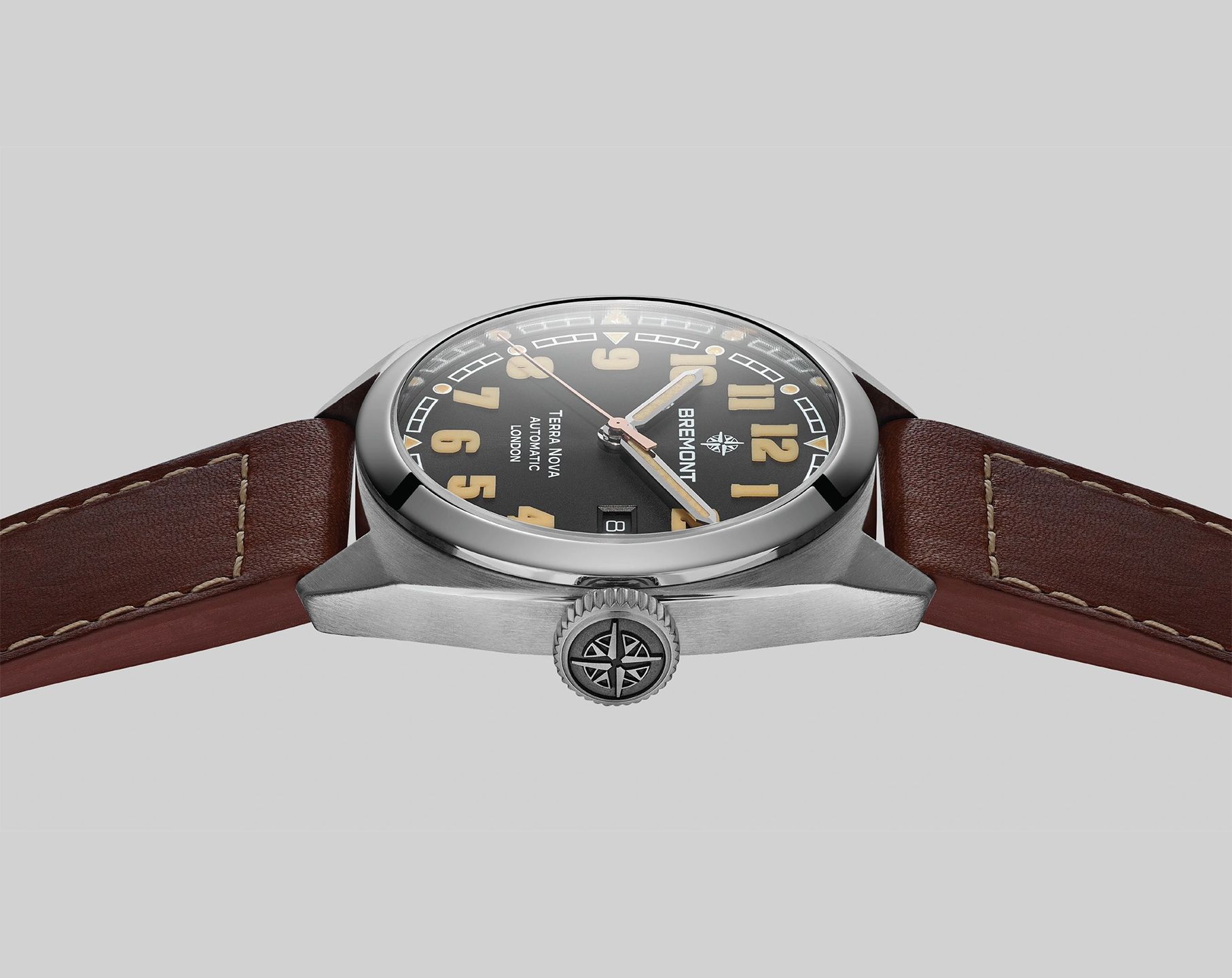 Bremont Terra Nova Terra Nova 40.5 Date Anthracite Dial 40.5 mm Automatic Watch For Men - 5