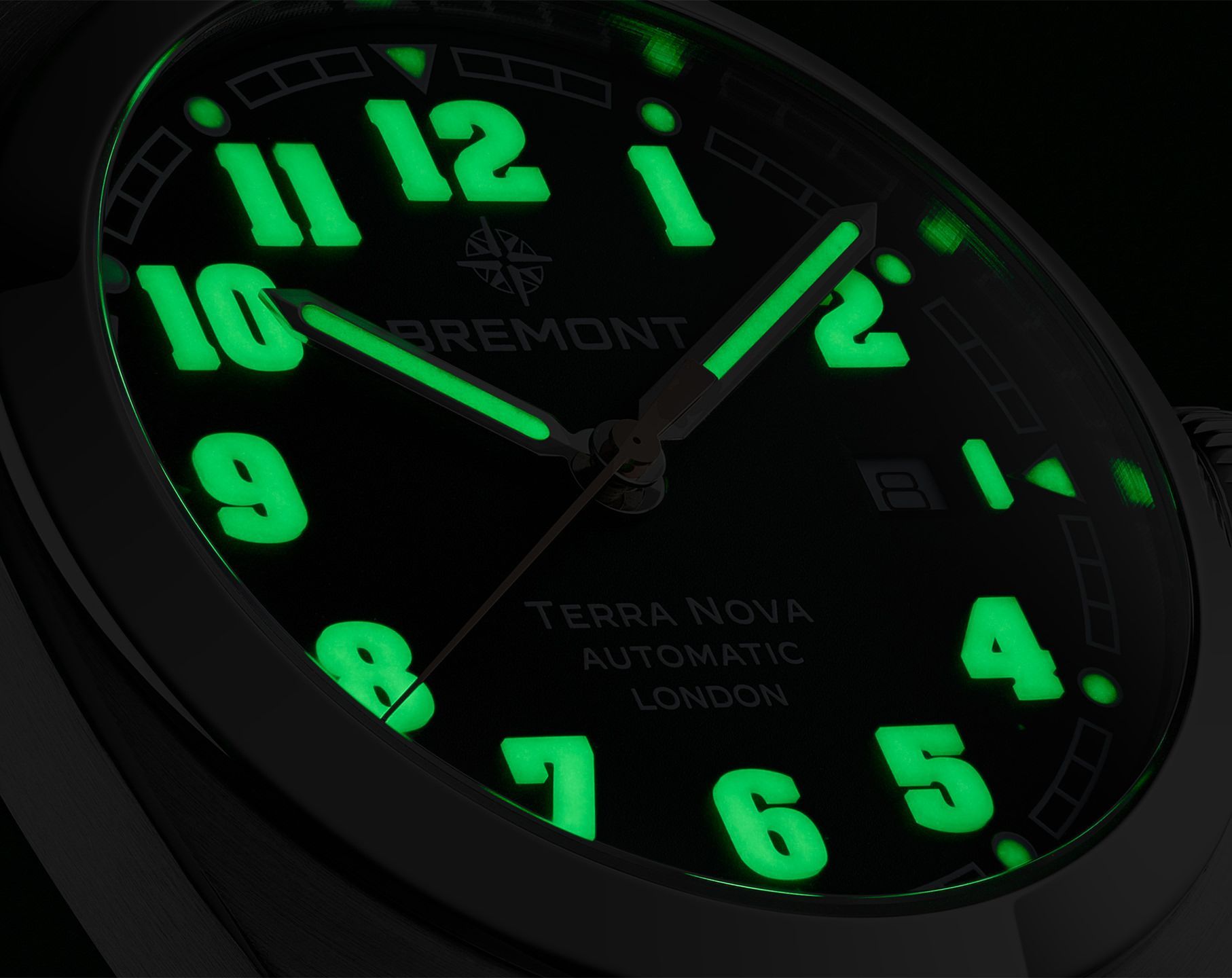 Bremont Terra Nova Terra Nova 40.5 Date Anthracite Dial 40.5 mm Automatic Watch For Men - 6