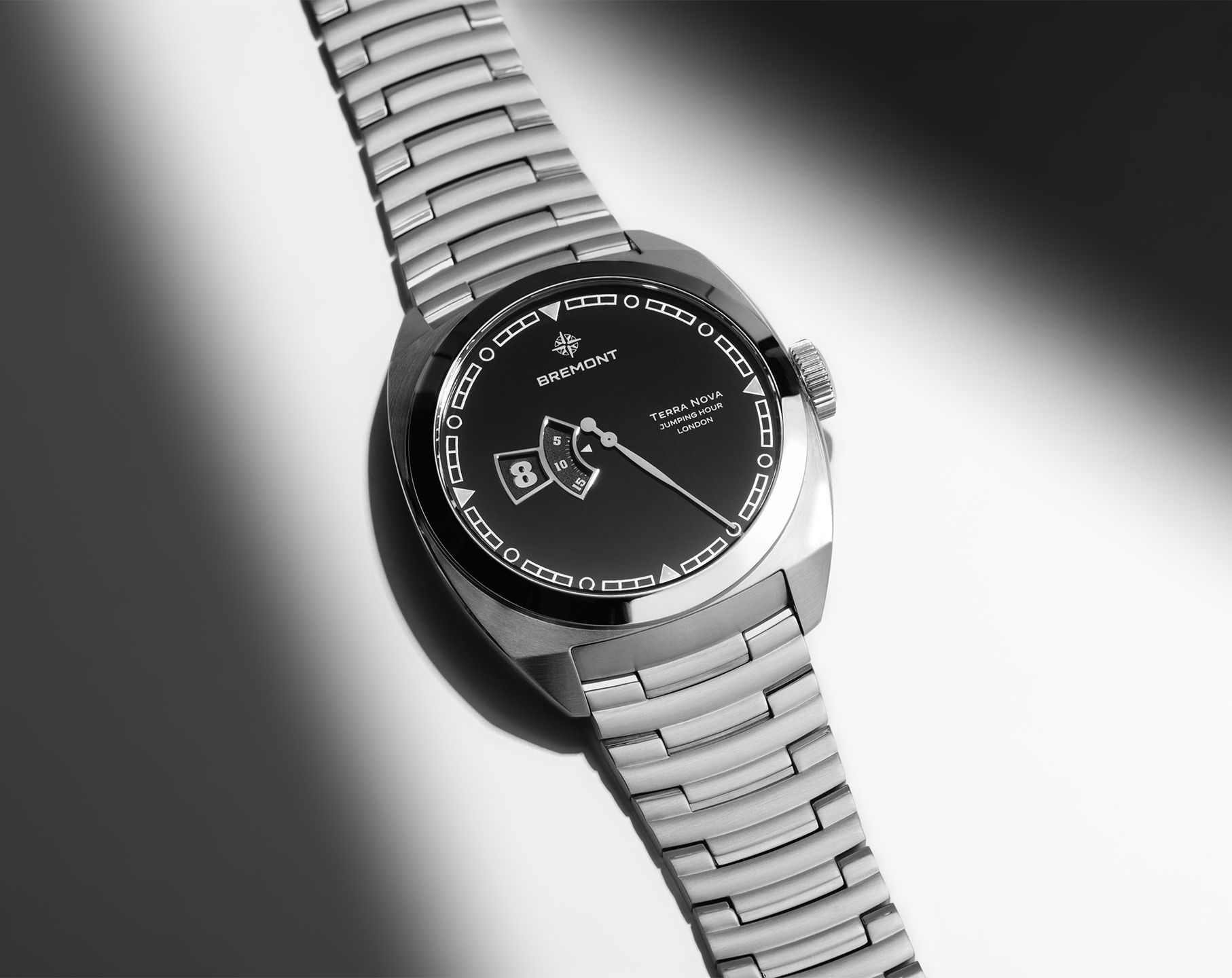 Bremont Terra Nova Automatic Watch | TN40-JH-SS-BK-B