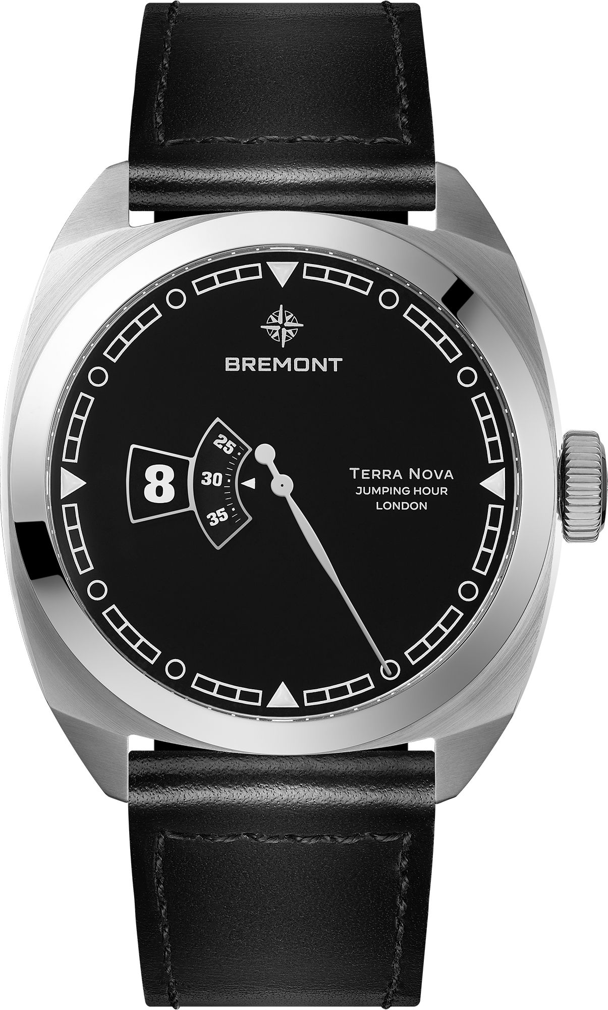Bremont Terra Nova Automatic Watch | TN40-JH-SS-BK-L-S