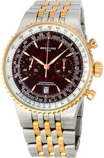 Breitling Montbrillant Montbrillant 01 Brown Dial 47 mm Automatic Watch For Men - 1