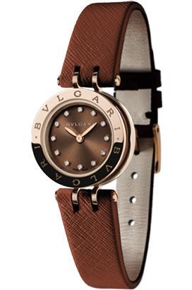 BVLGARI  23 mm Watch in Brown Dial For Women - 1