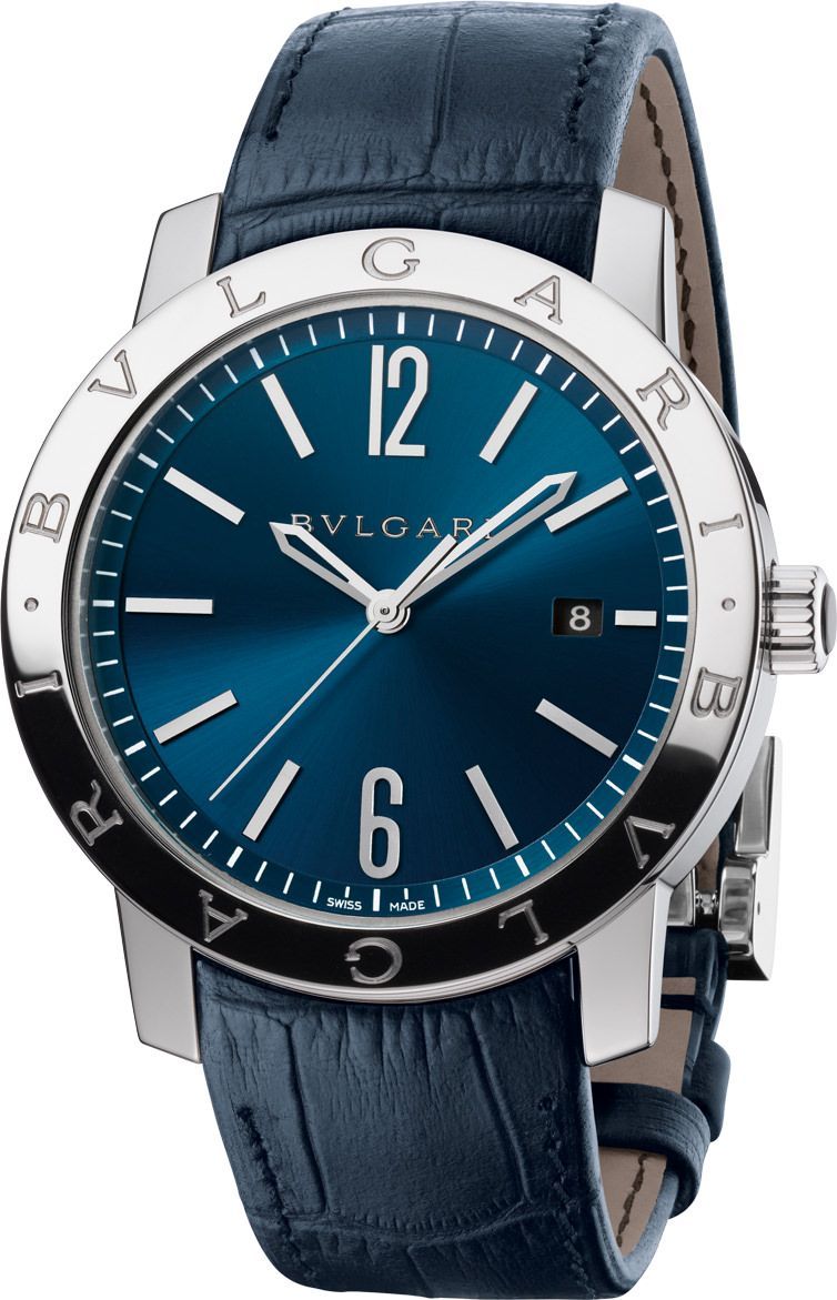 BVLGARI   Blue Dial 41 mm Automatic Watch For Men - 1