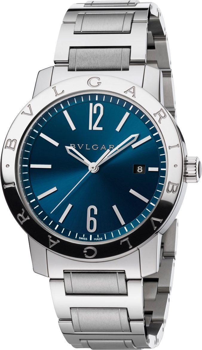 BVLGARI   Blue Dial 41 mm Automatic Watch For Men - 1
