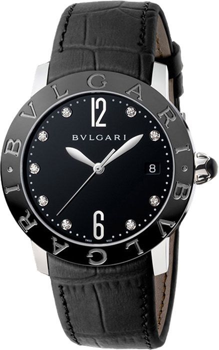 BVLGARI   Black Dial 37 mm Automatic Watch For Women - 1
