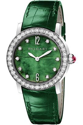 BVLGARI   Green Dial 33 mm Automatic Watch For Women - 1