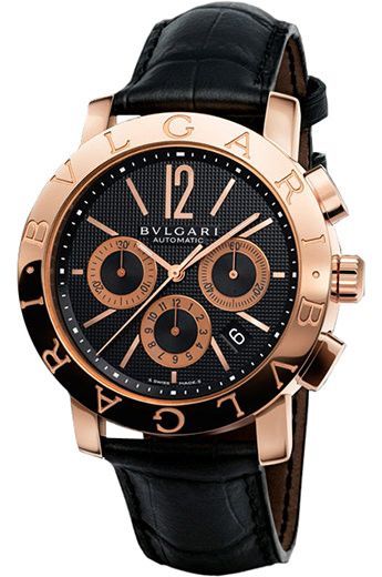 BVLGARI   Black Dial 42 mm Automatic Watch For Men - 1