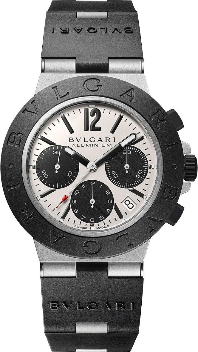 BVLGARI BVLGARI BVLGARI  Grey Dial 40 mm Automatic Watch For Men - 1