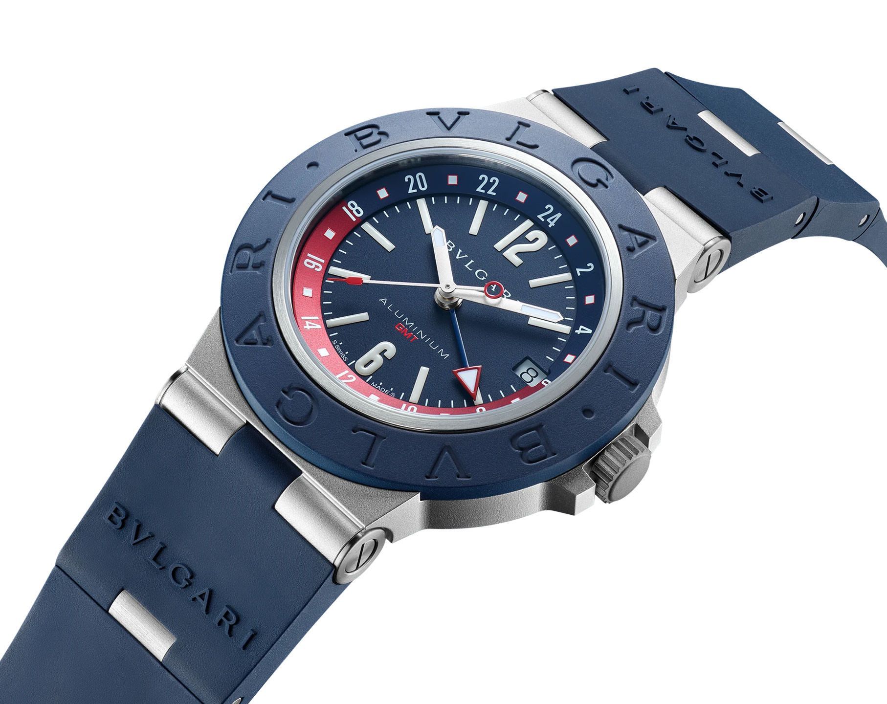 BVLGARI  40 mm Watch in Blue Dial For Men - 2