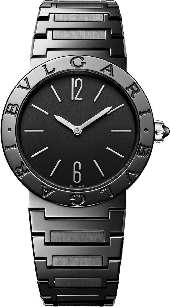 BVLGARI BVLGARI BVLGARI Quartz Women Watches in Round case Black Dial