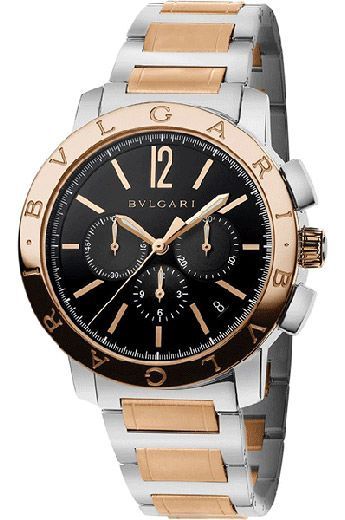 BVLGARI   Black Dial 41 mm Automatic Watch For Men - 1
