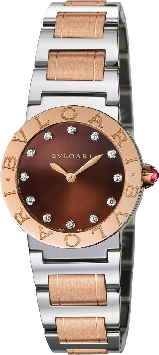 BVLGARI  26 mm Watch in Brown Dial For Women - 1